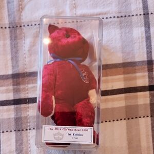 Red Miss America Bear 1st Edition